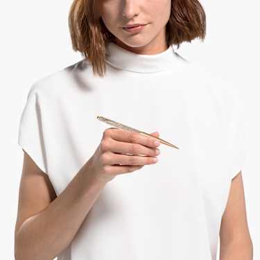 Crystalline ballpoint pen