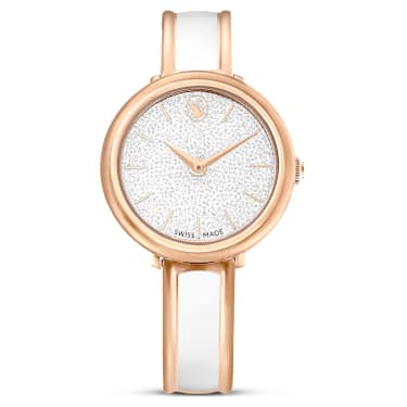 Crystalline bangle watch