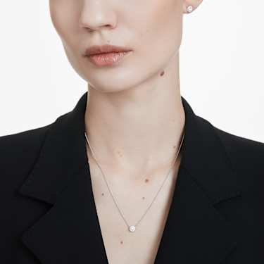 Eternity halo solitaire pendant