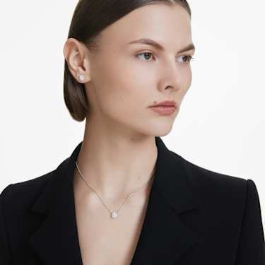 Eternity halo solitaire pendant