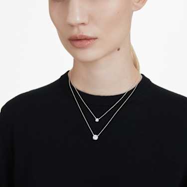 Eternity solitaire pendant