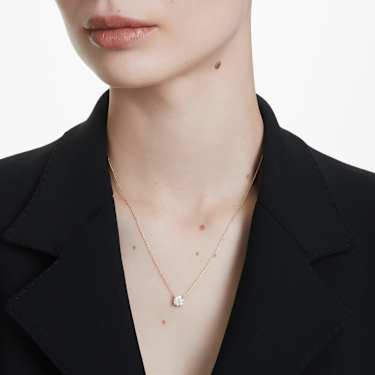 Eternity solitaire pendant