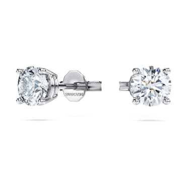 Eternity solitaire stud earrings - Image 3