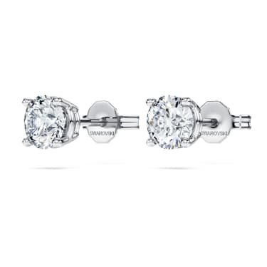 Eternity solitaire stud earrings - Image 4