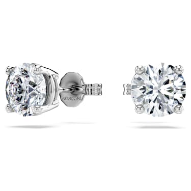 Eternity solitaire stud earrings - Image 8