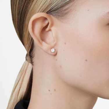 Eternity solitaire stud earrings