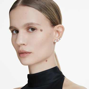 Eternity solitaire stud earrings