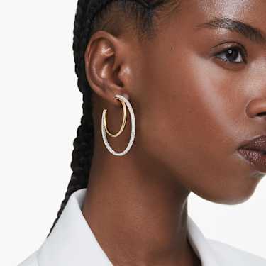 Hyperbola hoop earrings