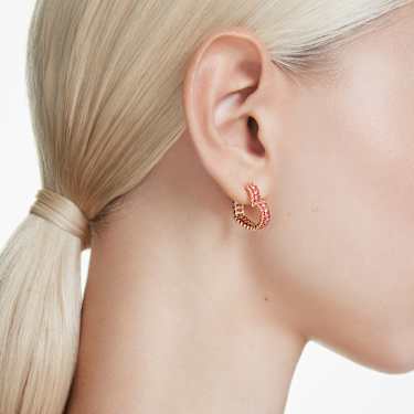 Matrix hoop earrings