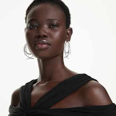 Matrix hoop earrings