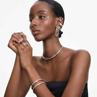 Matrix hoop earrings