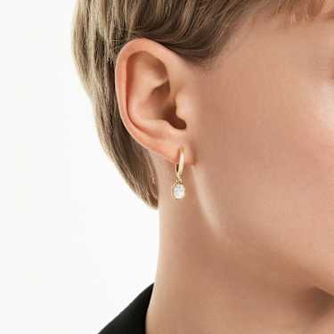 Octagon drop earrings