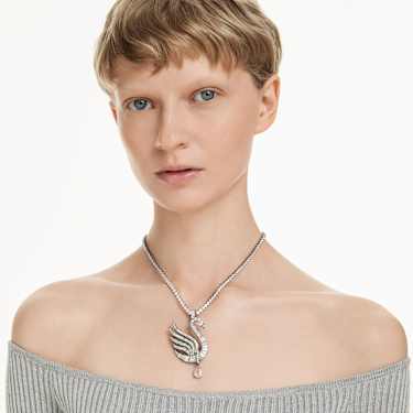 Swan pendant and brooch