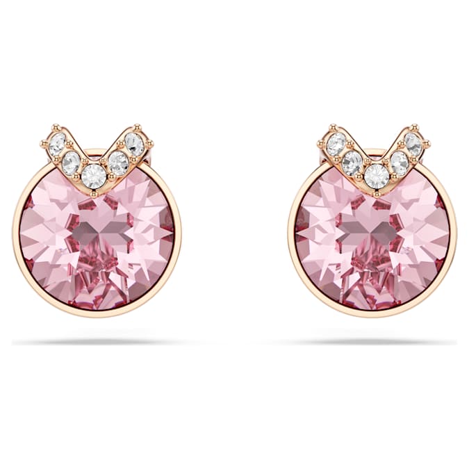 White - rose-gold tone plated