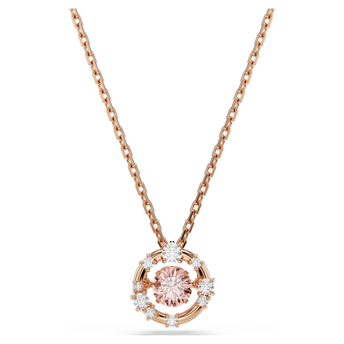 Multi-colored - rose-gold tone plated