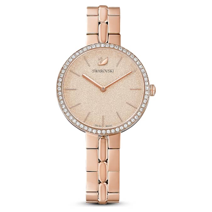 Pink - rose-gold tone PVD