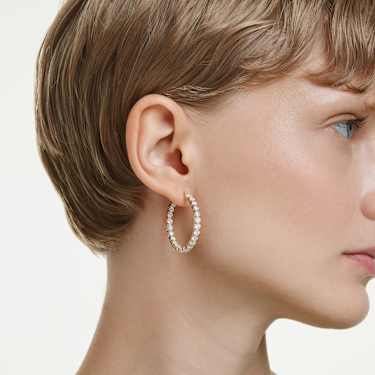 Matrix hoop earrings