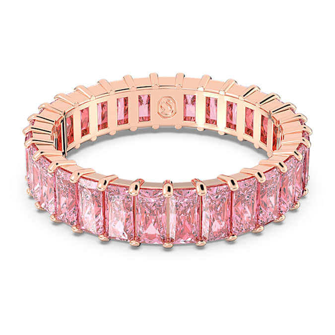 Pink - rose-gold tone plated