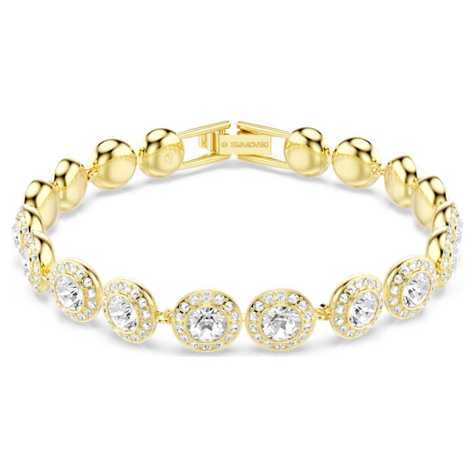 White - gold-tone plated