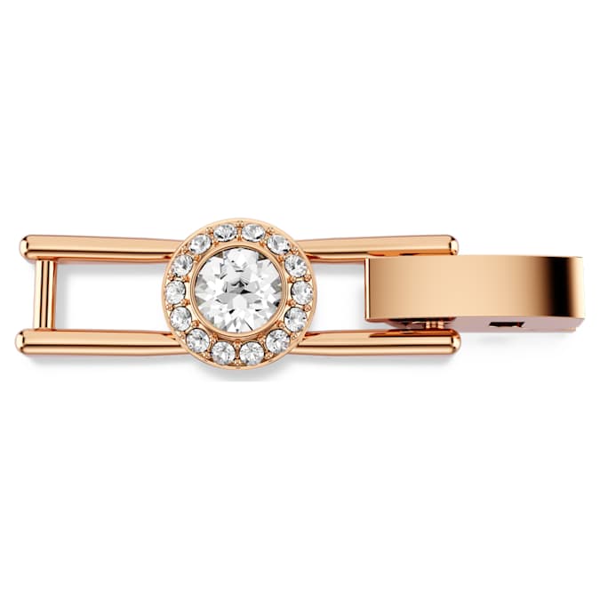 White - rose-gold tone plated