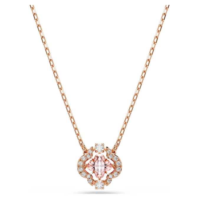 Pink - rose-gold tone plated